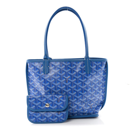 Goyard Goyardine Reversible Mini Anjou Sky Blue 4 of 17