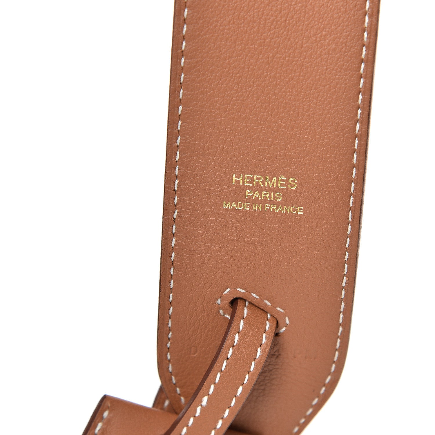 Hermes Barenia 38mm Etiquette Shoulder Strap Fauve 4 of 7