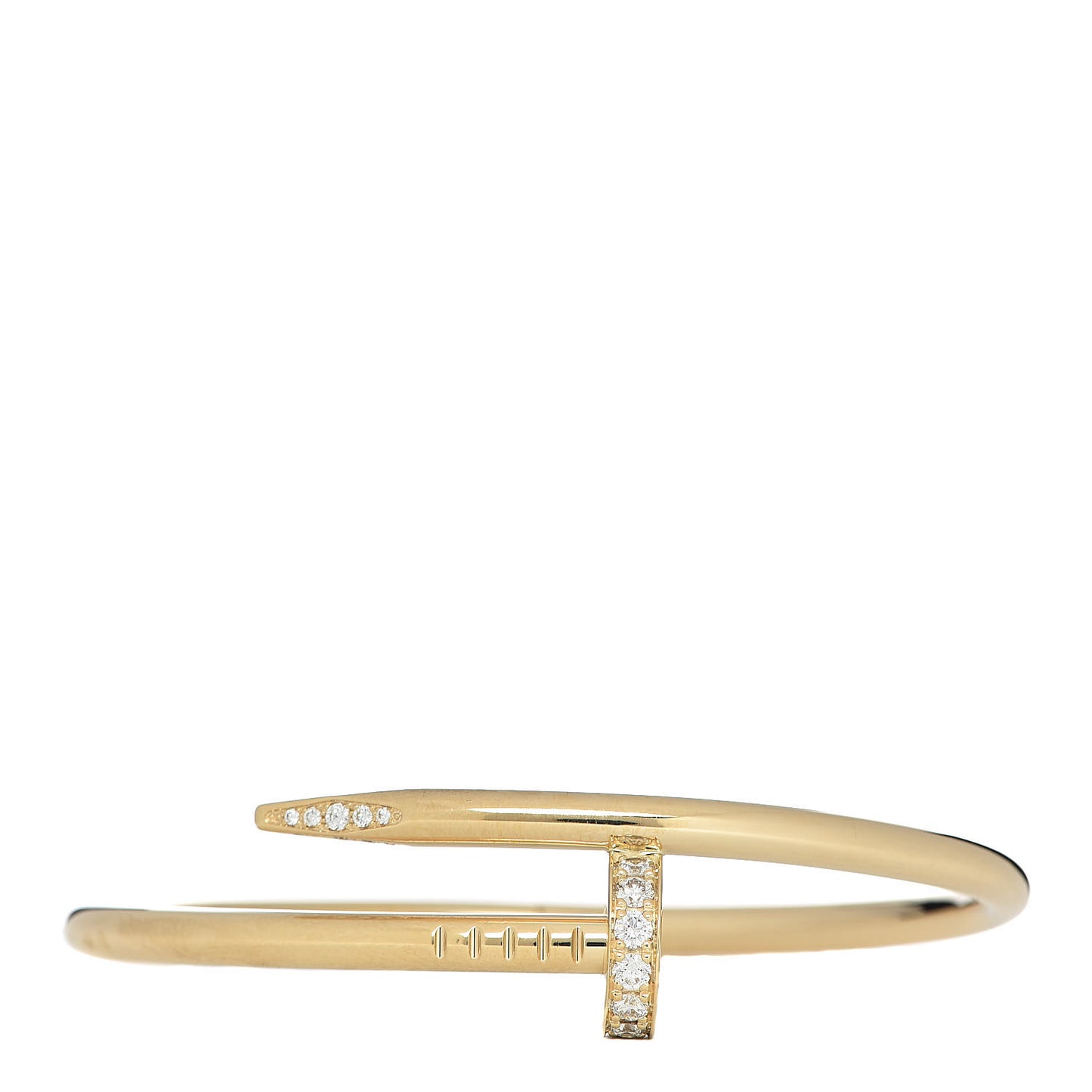 18K Yellow Gold Diamond Juste Un Clou Bracelet 15