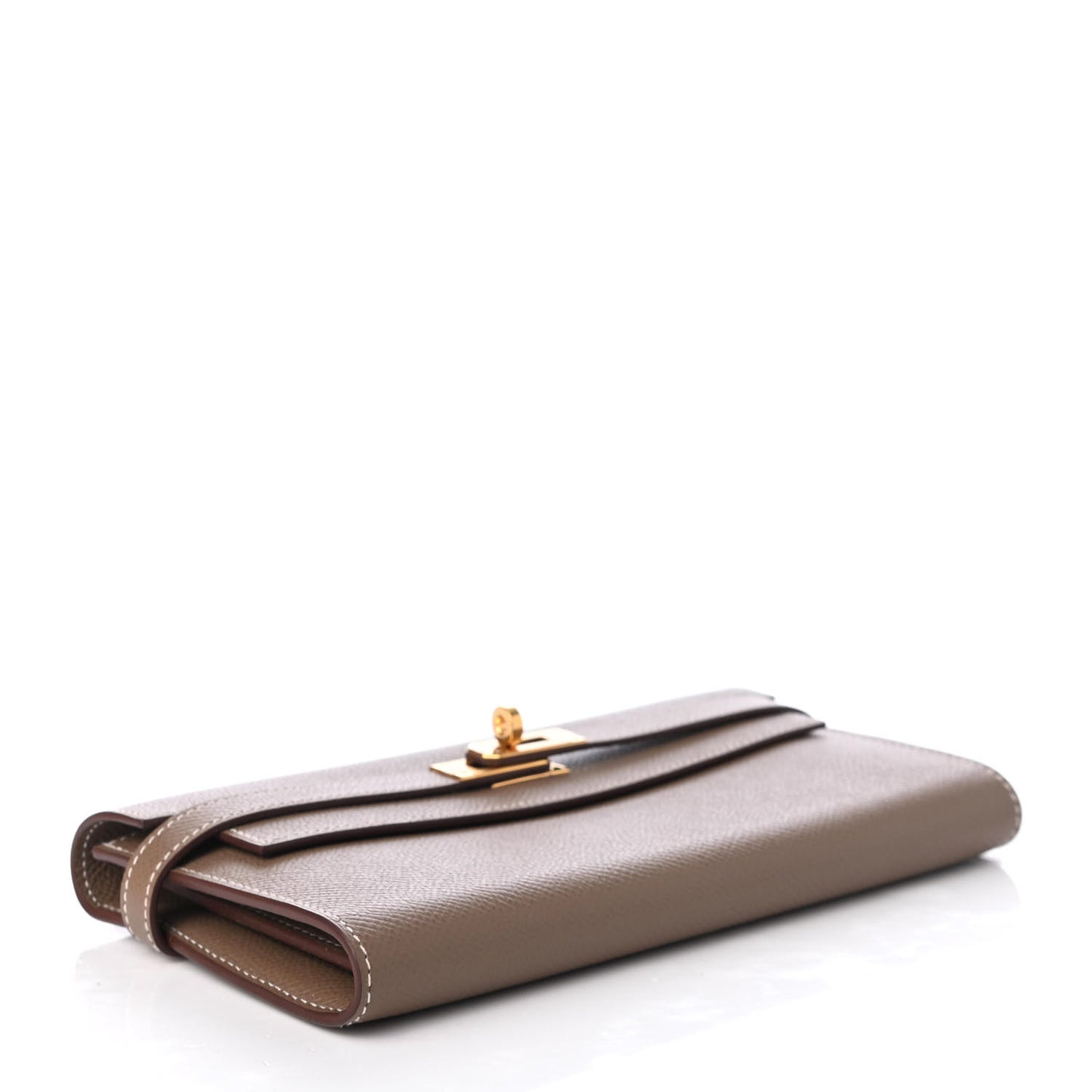 Epsom Kelly Longue Wallet Etoupe
