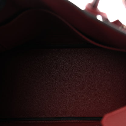 Hermes Togo Birkin 25 Rouge H 6 of 12