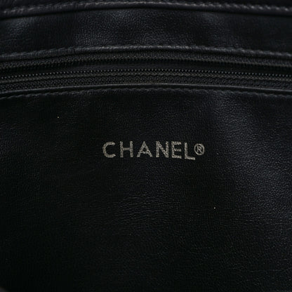 Chanel Aged Calfskin Quilted Messenger Bag Black 7 of 13
