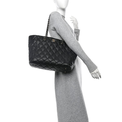 Chanel Caviar Quilted Large Shopping Tote Black 3 of 12