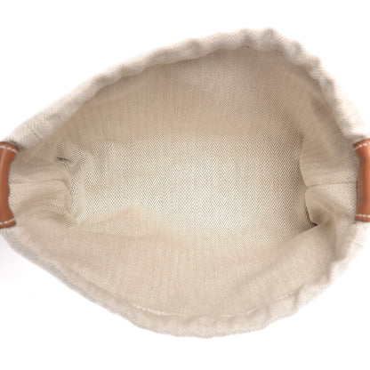 Hermes Canvas Barenia Fourbi 20 PM Pouch Naturel Fauve 5 of 12