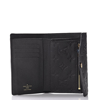 Louis Vuitton Empreinte Compact Curieuse Wallet Black 5 of 8