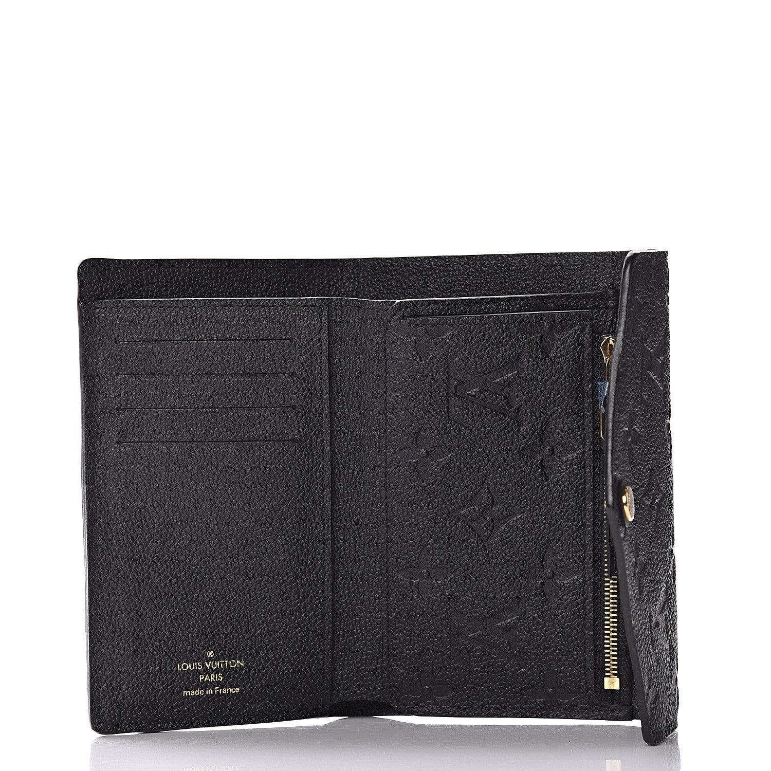 Louis Vuitton Empreinte Compact Curieuse Wallet Black 5 of 8