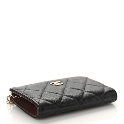 Chanel Caviar Quilted Key Holder Case Black 4 of 10