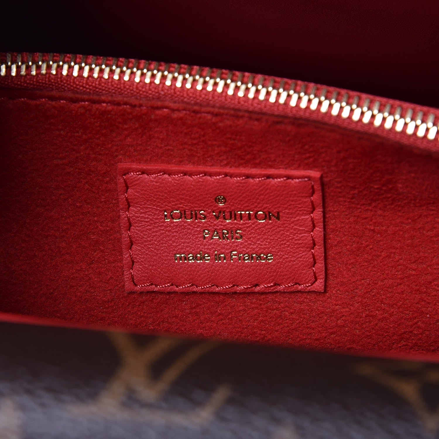 Louis Vuitton Calfskin Monogram Double V Rubis 7 of 9
