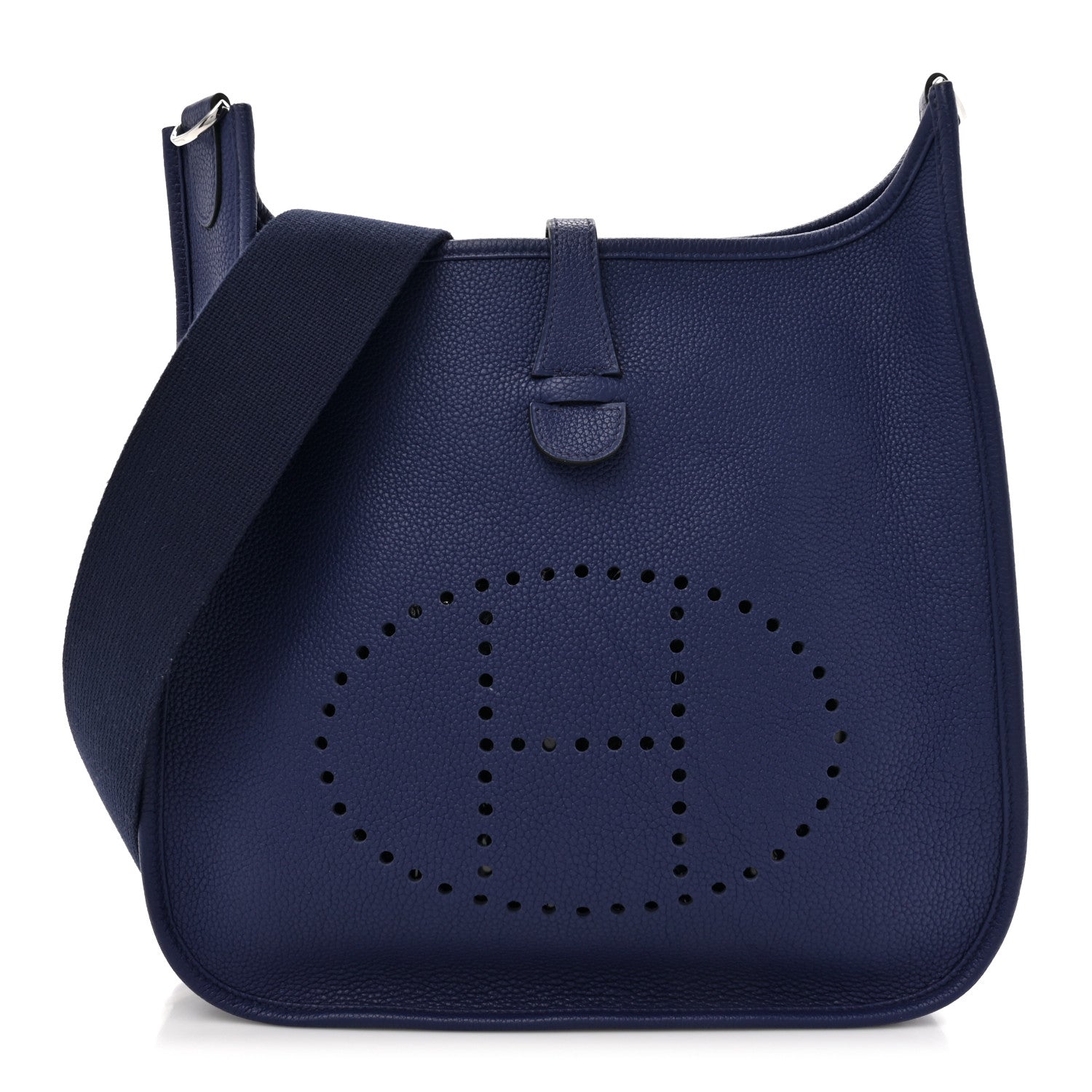 Hermes Taurillon Maurice Evelyne III PM Bleu Saphir 1 of 11
