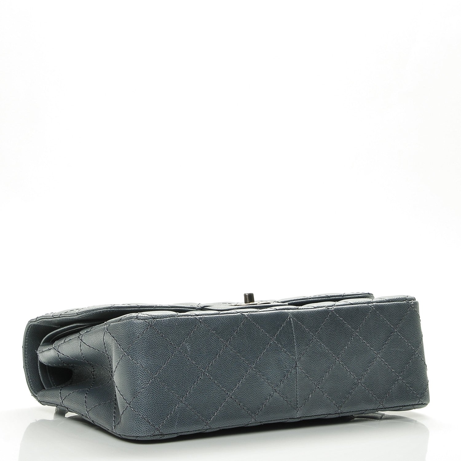Chanel Caviar Quilted Jumbo Double Flap Grey 4 of 7