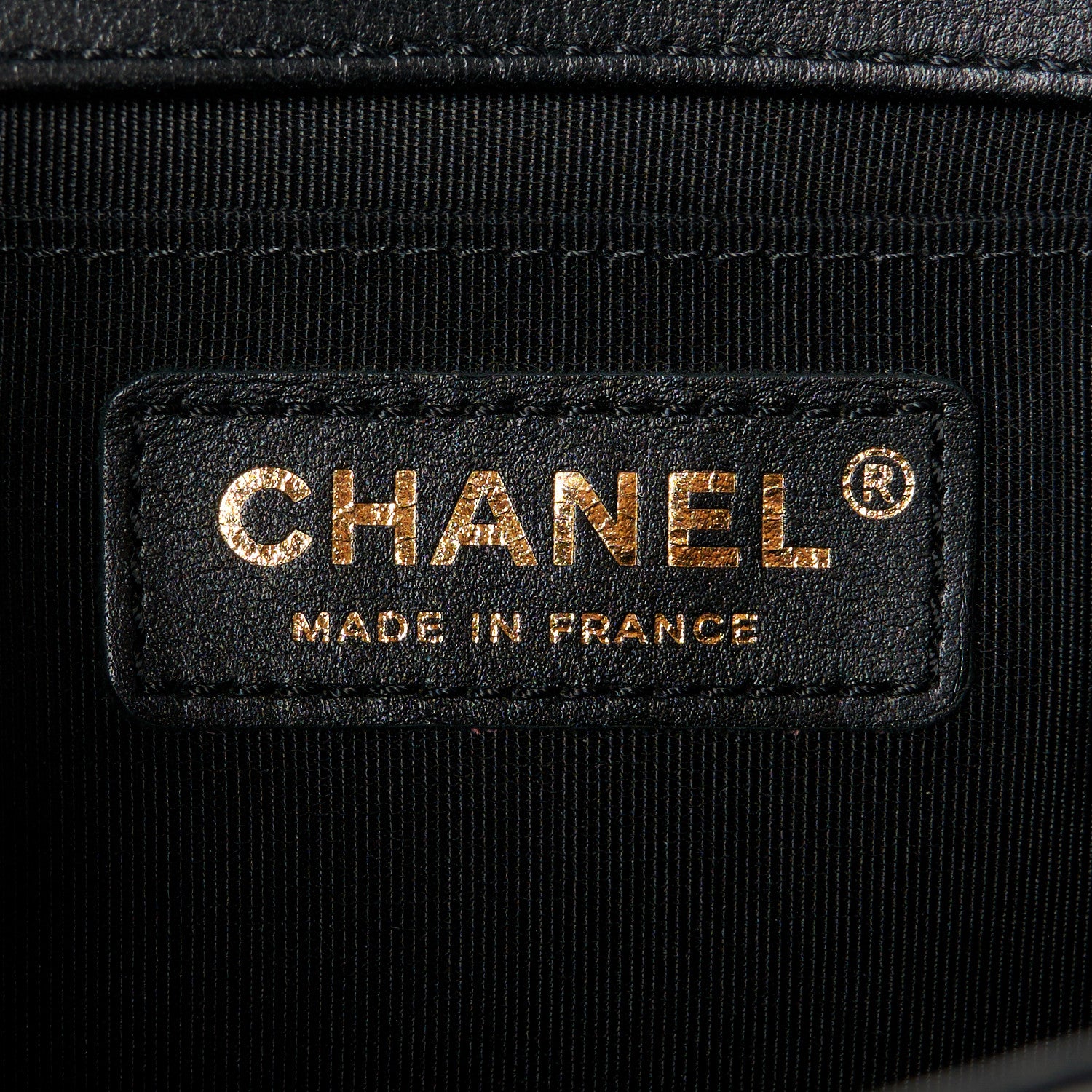 Chanel Calfskin Chevron Quilted Medium Boy Flap Black 6 of 10