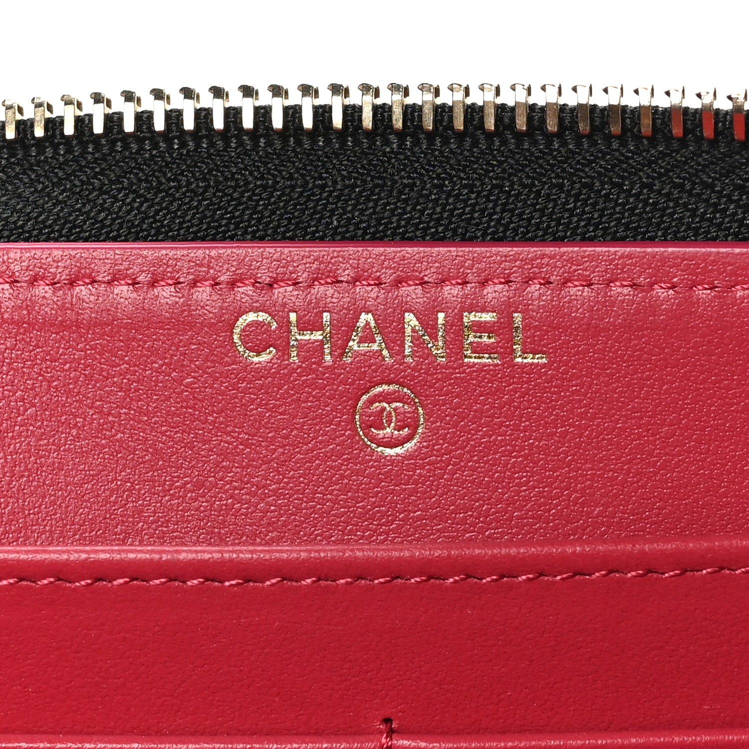 Chanel Lambskin Quilted 19 Long Zipped Around Wallet Black 6 of 10