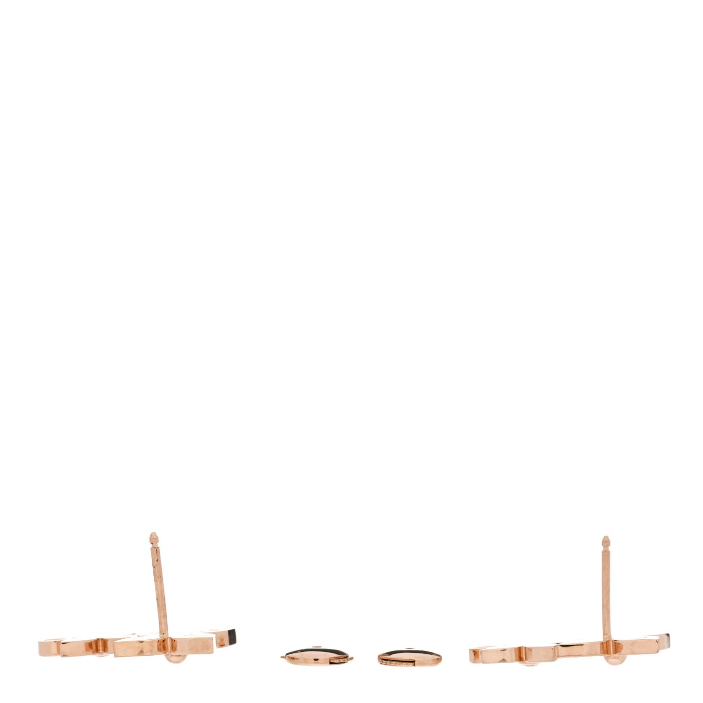 18K Pink Gold Diamond Idylle Blossom Earrings