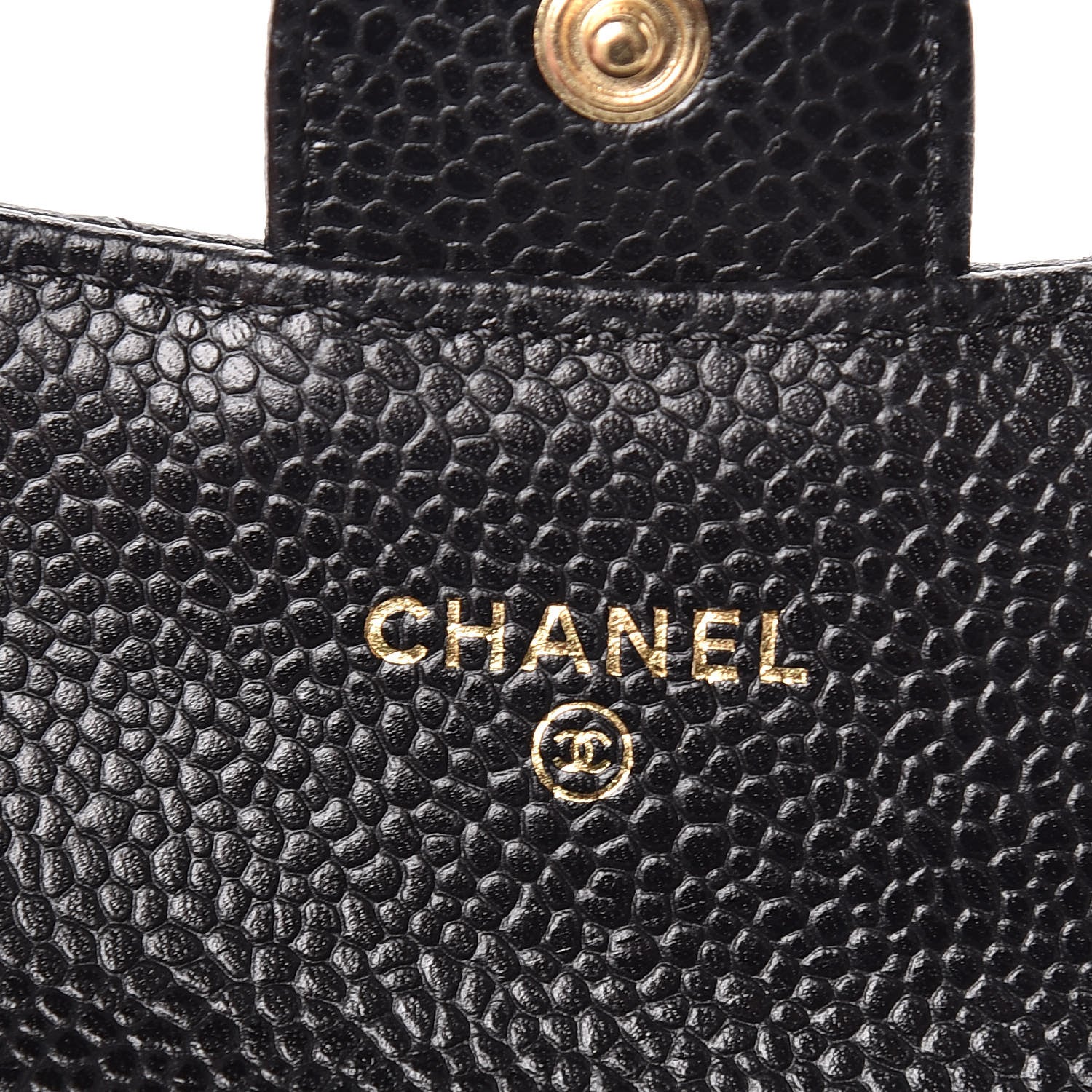 Chanel Caviar Quilted Flap Card Holder Black 7 of 9