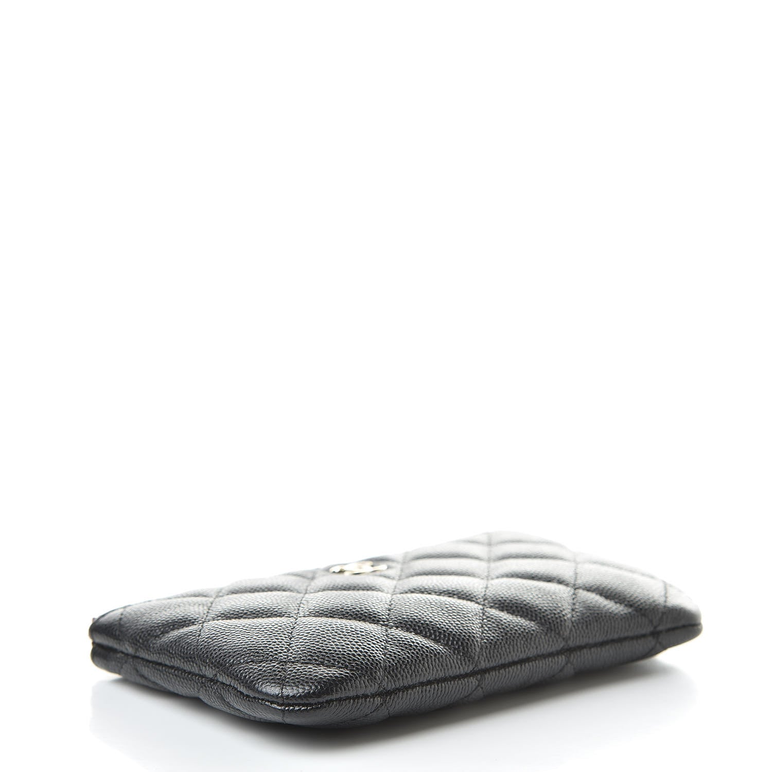 Chanel Caviar Quilted Small Cosmetic Case Black 2 of 8