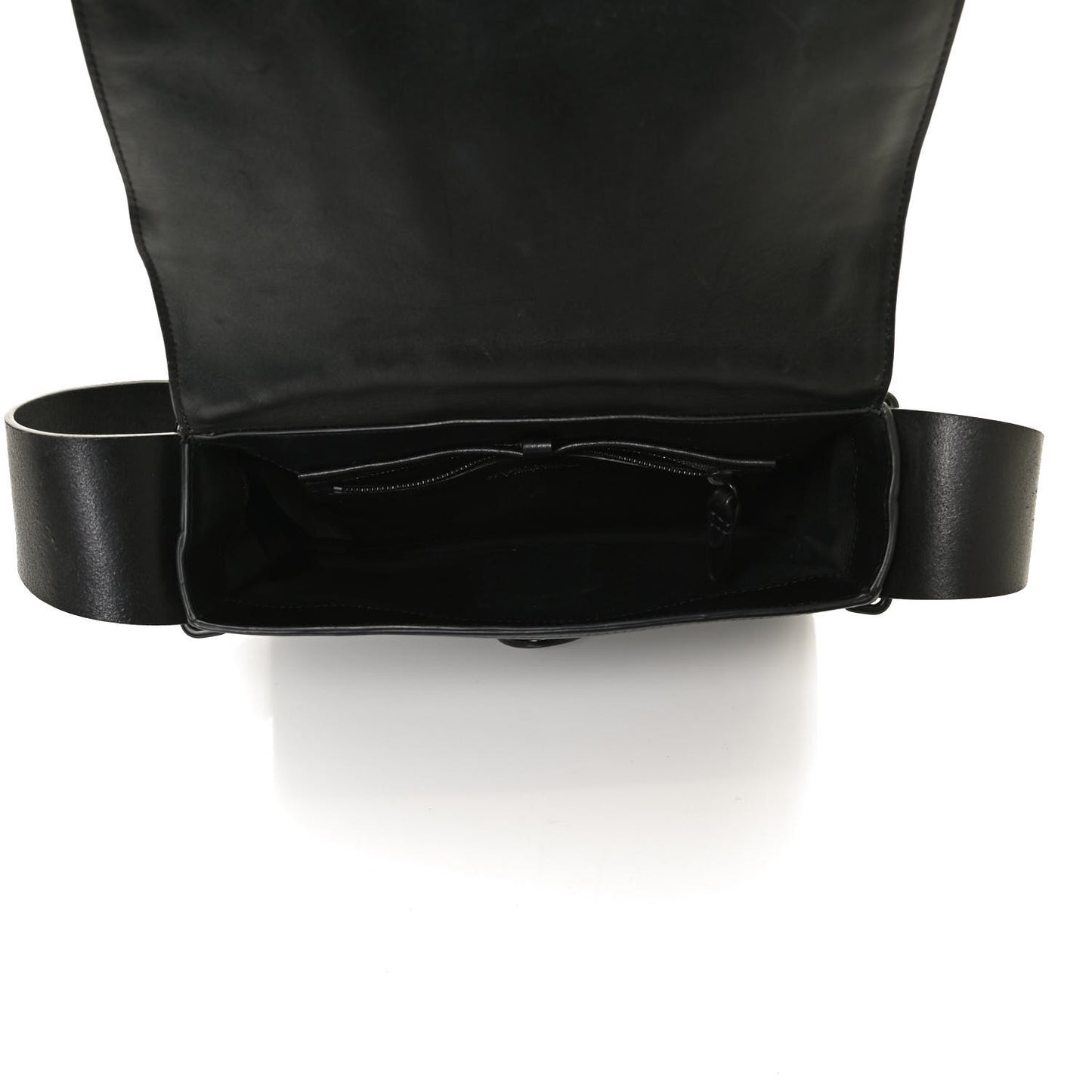 Metallic Calfskin Alix Crossbody Bag Black Gunmetal