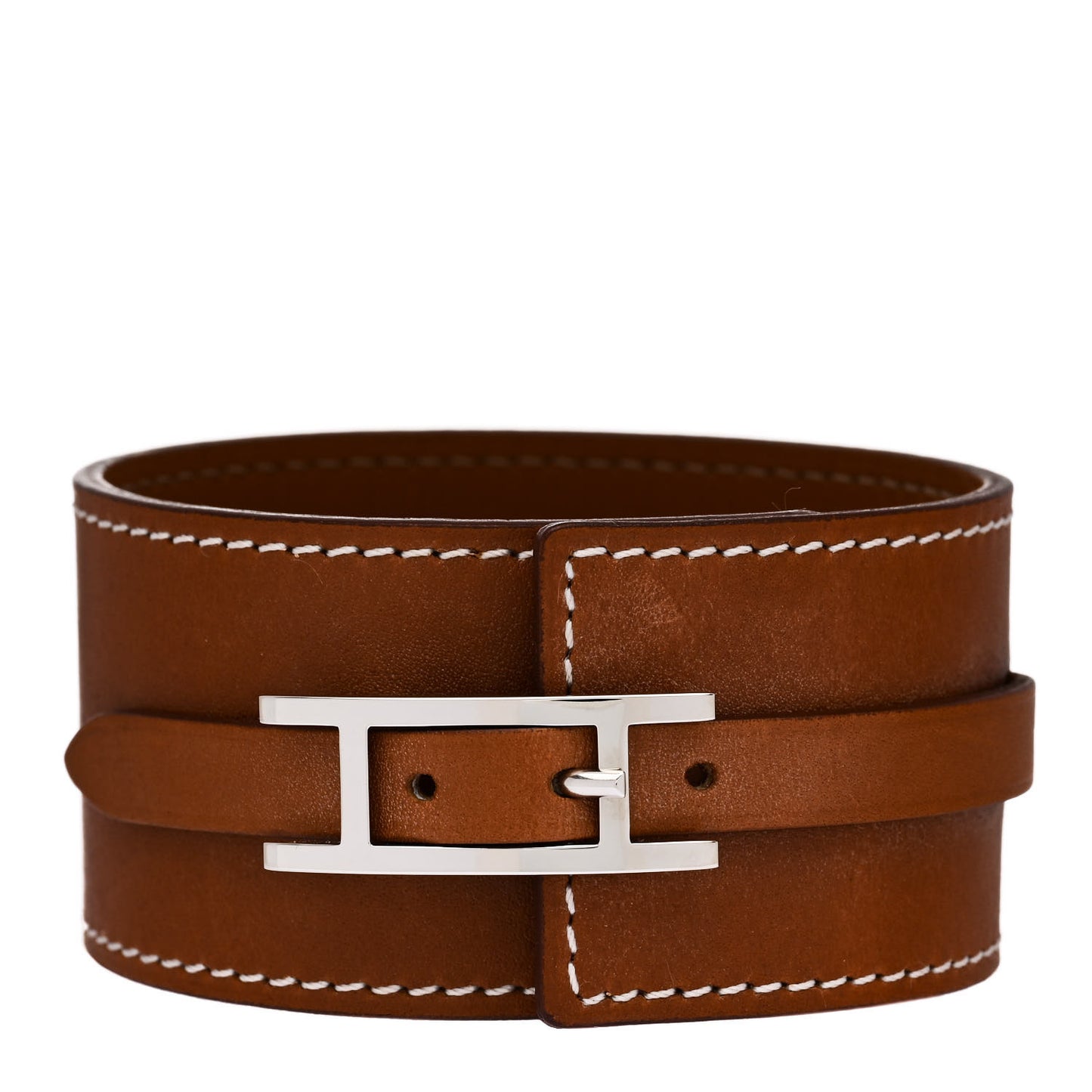 Natural Barenia Fleuron Bracelet L Fauve