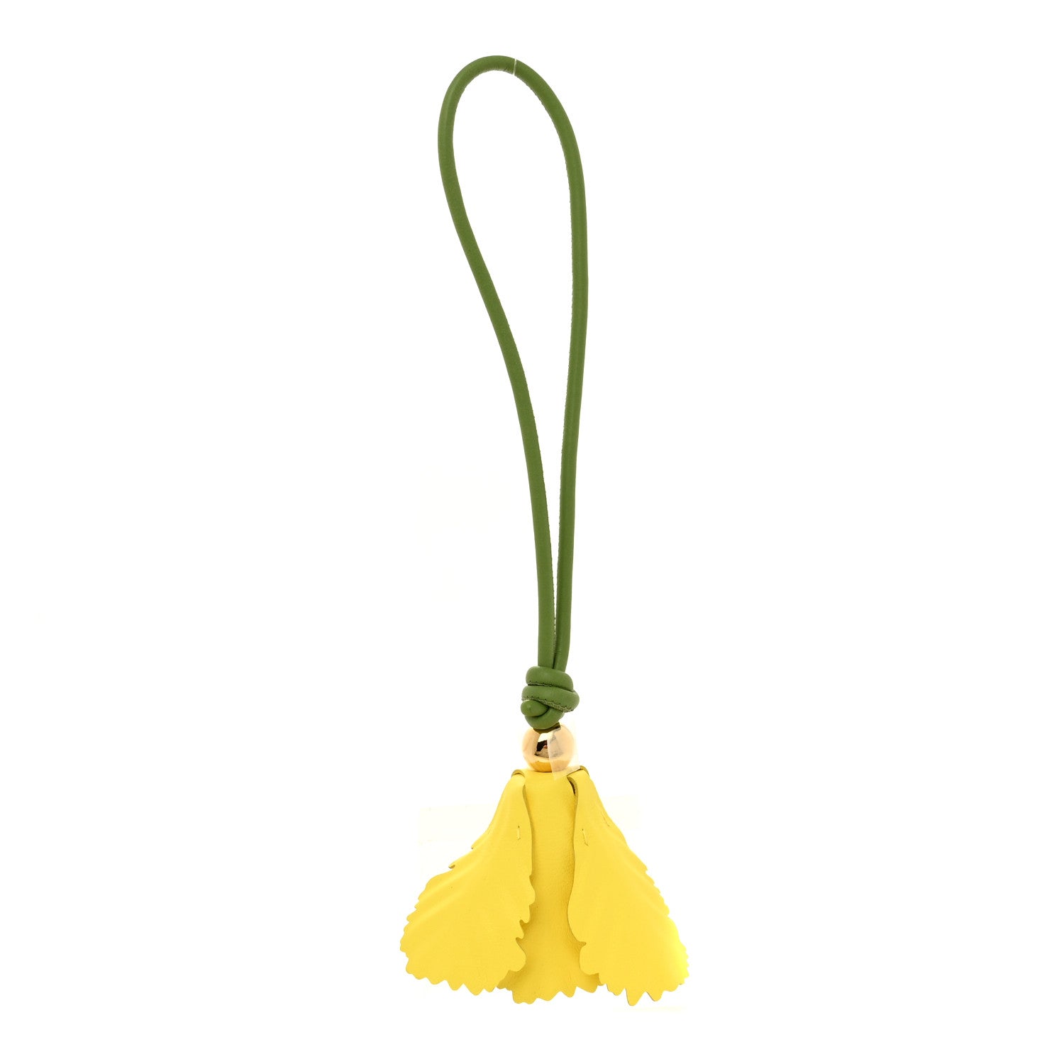 Loewe Calfskin Tulip Bag Charm Yellow 2 of 4