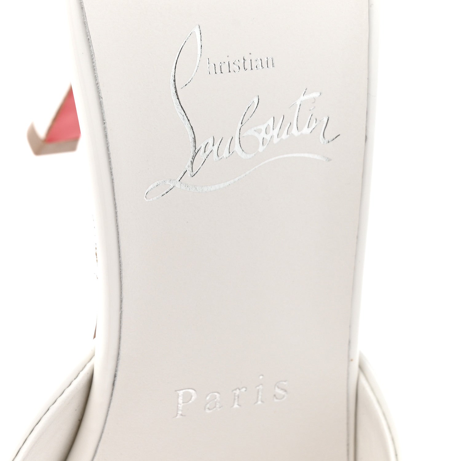 Christian Louboutin Patent Me Dolly 100 Sandals 39.5 White 8 of 8