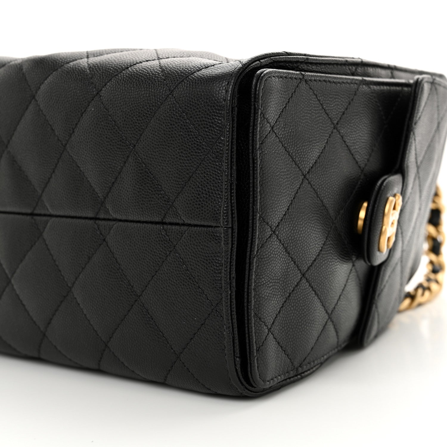 Chanel Caviar Quilted Small Chanel 25 Handbag Black 10 of 11
