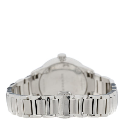 Burberry Stainless Steel Diamond Mother of Pearl 32mm Classic Round Quartz Watch BU10110 3 of 4