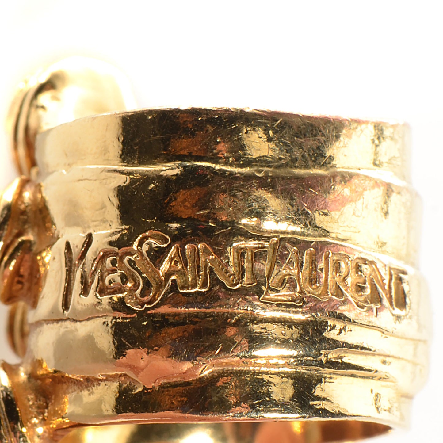 Enamel Arty Ring 4 Black Gold
