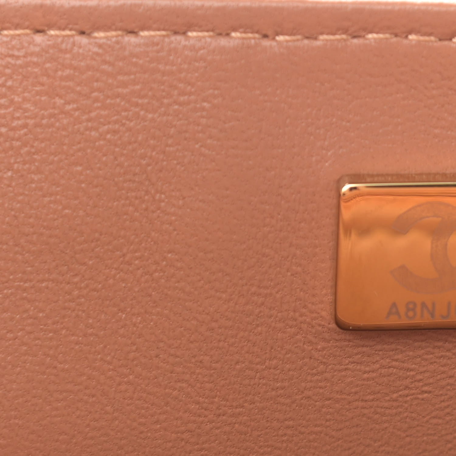 Chanel Lambskin Quilted Mini Rectangular Flap Brown 7 of 11