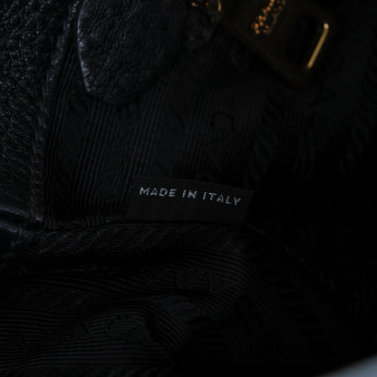 Prada Vitello Daino Tote Nero Black 7 of 21