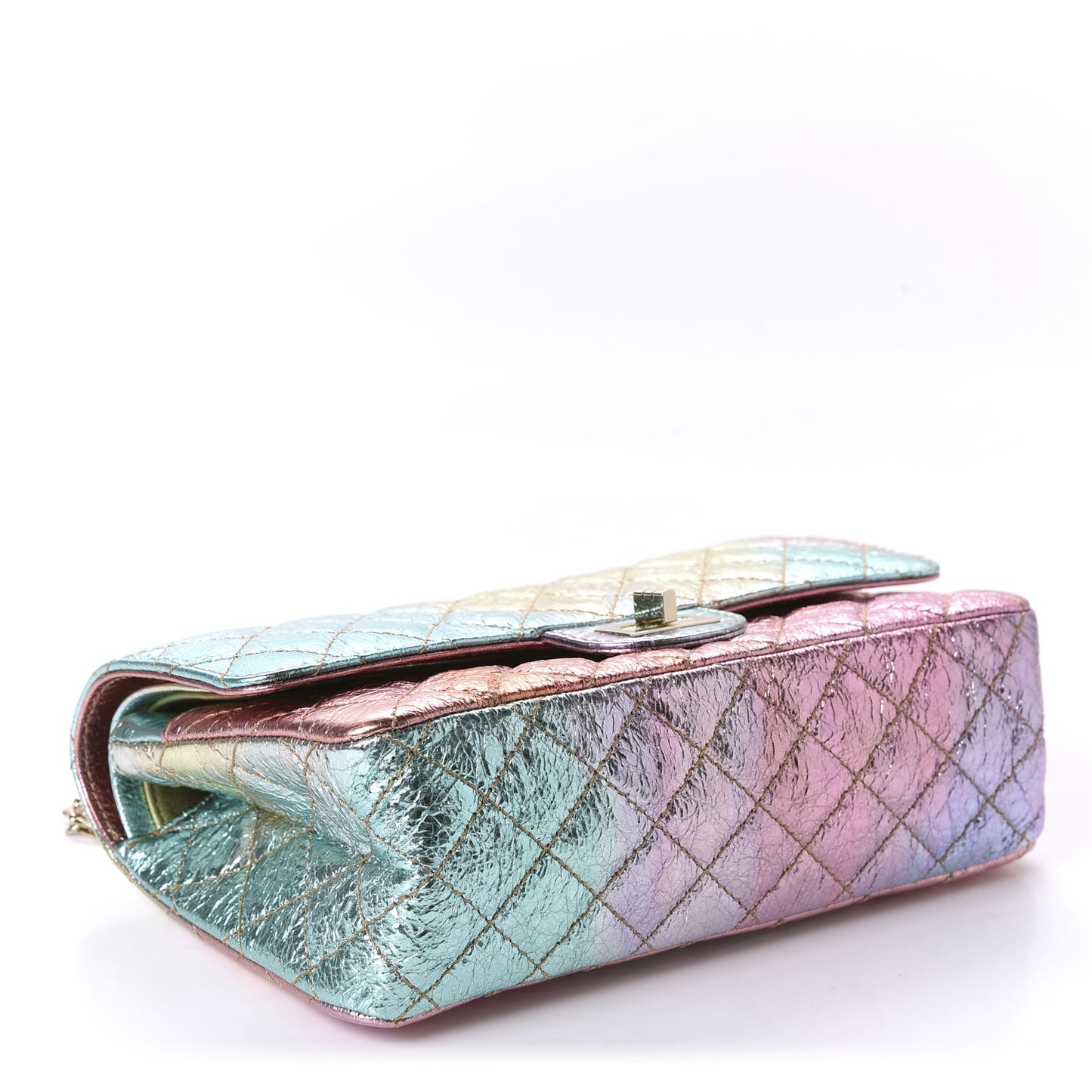 Metallic Goatskin Quilted 2.55 Reissue 225 Flap Multicolor