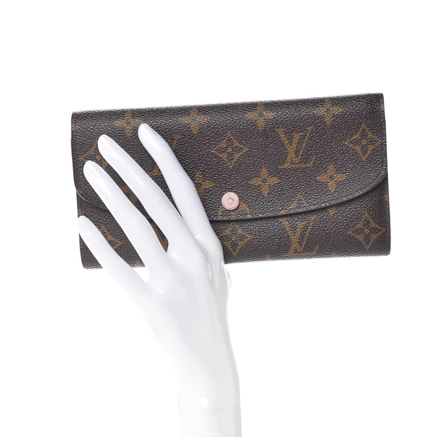 Monogram Emilie Wallet Rose Ballerine