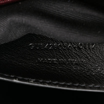 Saint Laurent Calfskin Matelasse Diamond Quilted Monogram Medium College Bag Bordeaux 7 of 10