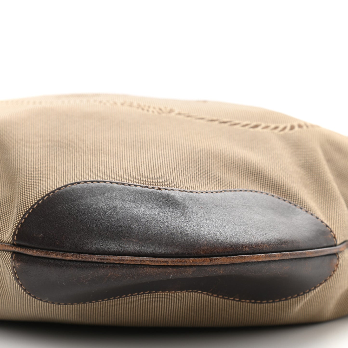 Jacquard Logo Shoulder Bag Corda Bruciato