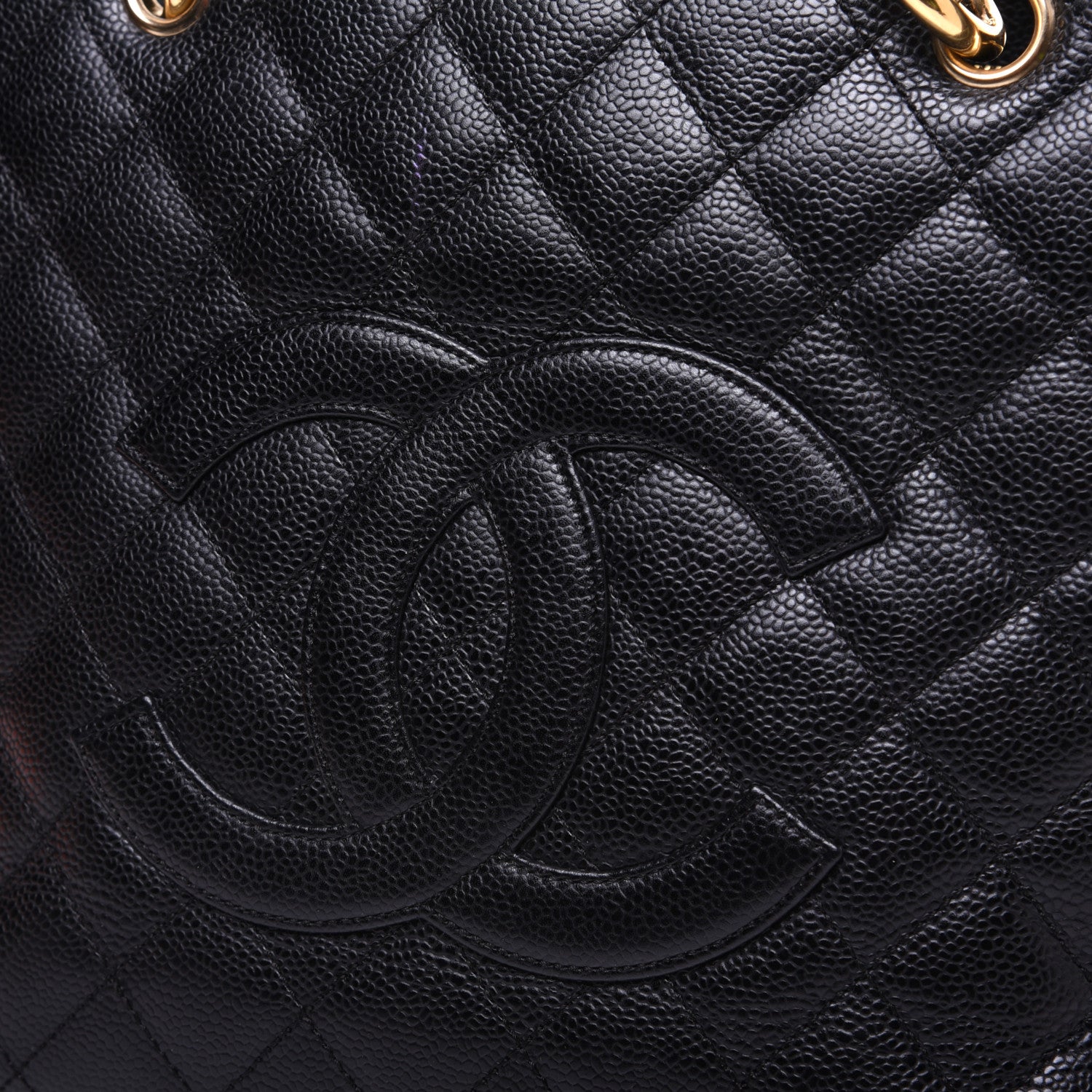 Chanel Caviar Quilted Grand Shopping Tote GST Black 11 of 11
