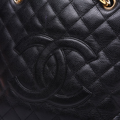 Chanel Caviar Quilted Grand Shopping Tote GST Black 11 of 11