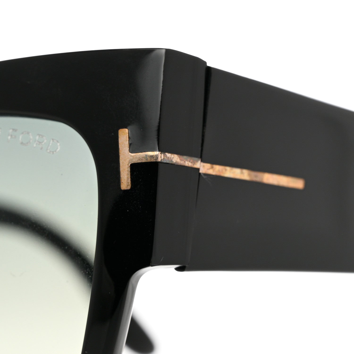 Tom Ford Acetate Anoushka Cat Eye Sunglasses TF371 Black 8 of 9