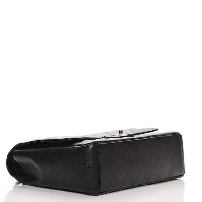 Chanel Caviar Quilted Maxi Double Flap Black 5 of 10