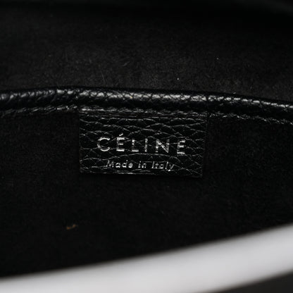 Celine Drummed Calfskin Nano Luggage Black 6 of 13