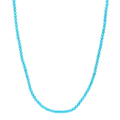 Elizabeth Locke 19K Yellow Gold Turquoise Toggle Necklace 1 of 5