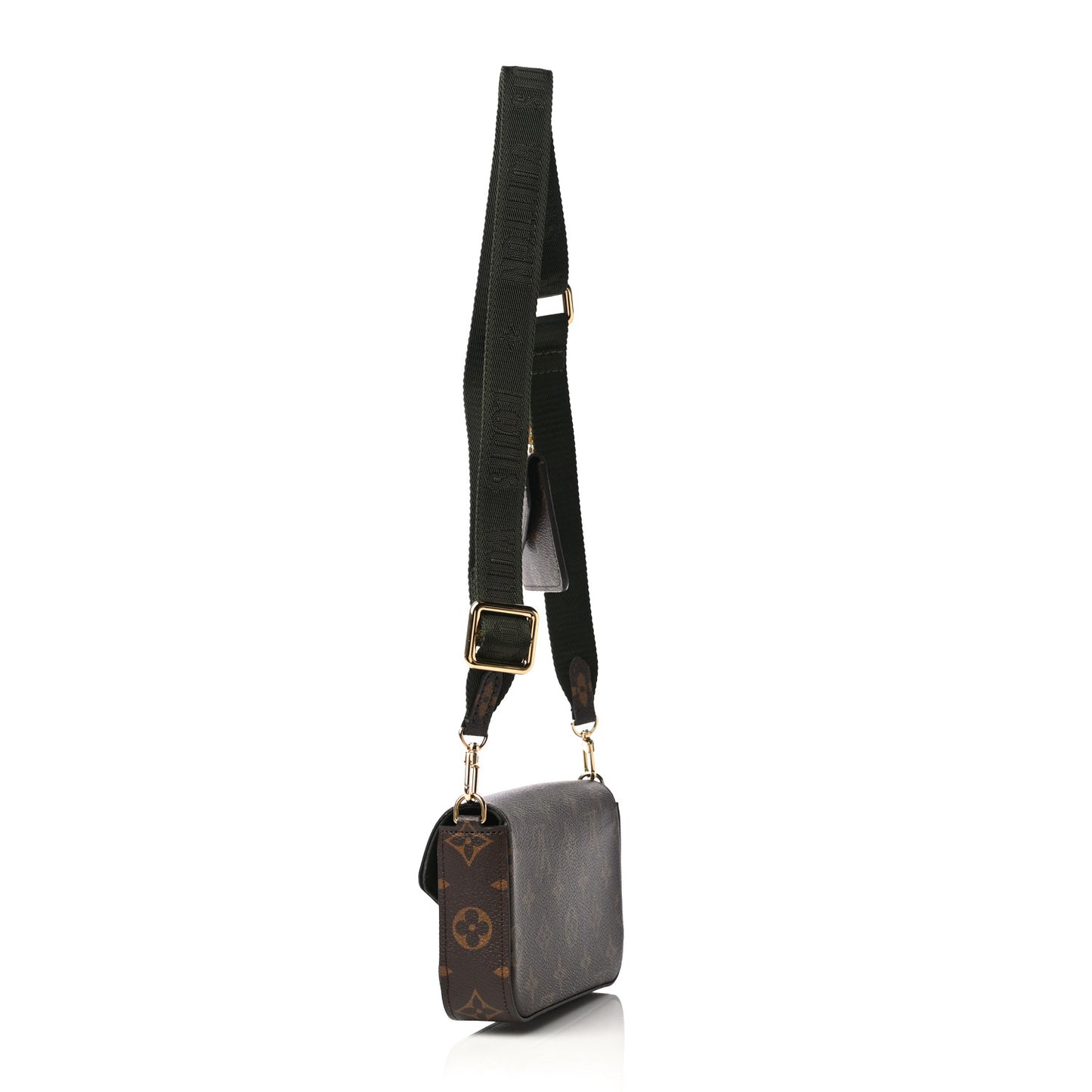 Monogram Felicie Strap & Go Kaki