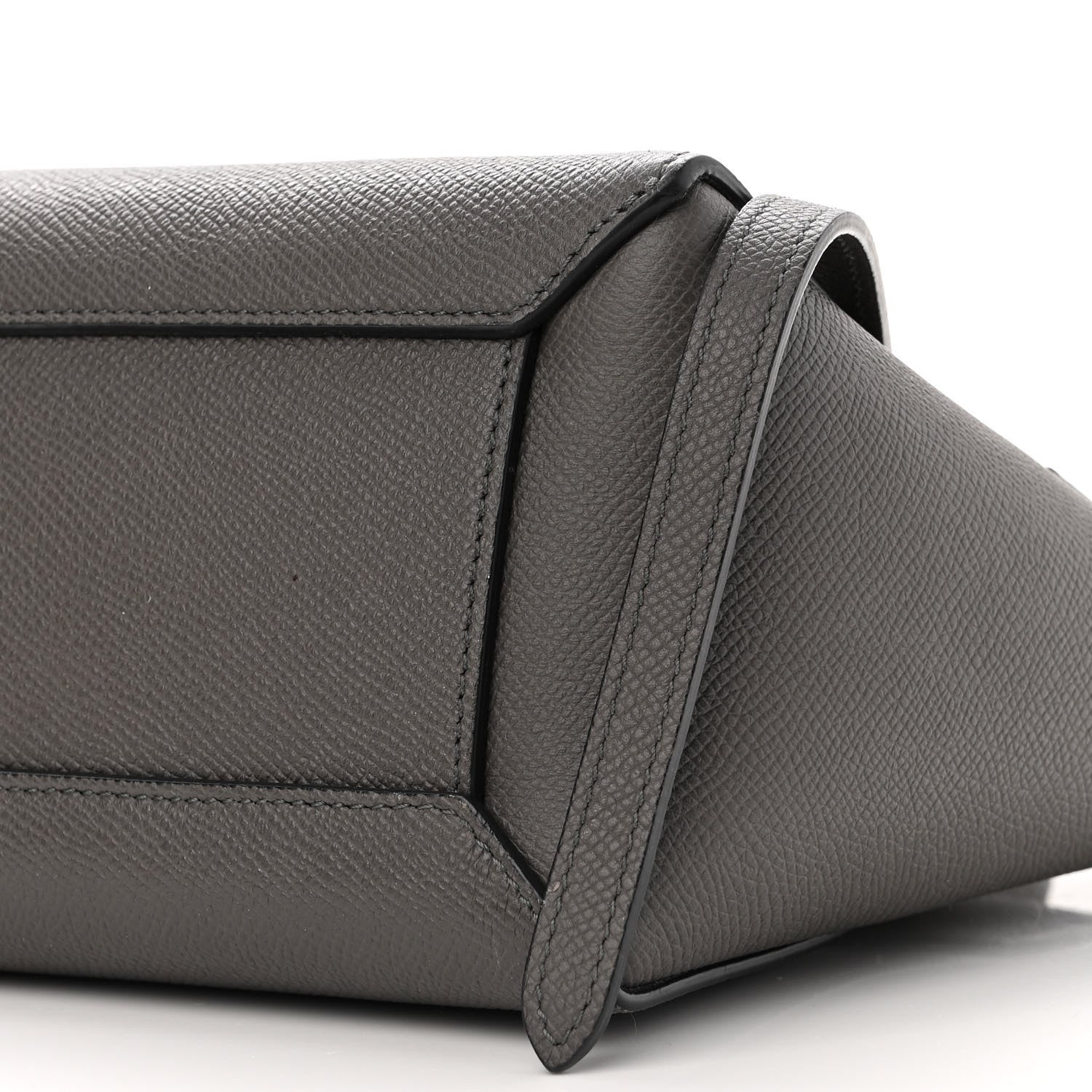 Celine Grained Calfskin Nano Belt Bag Grey 8 of 11