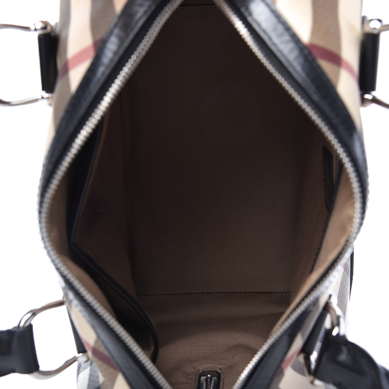 Burberry Nova Check Bowling Bag Black 5 of 9
