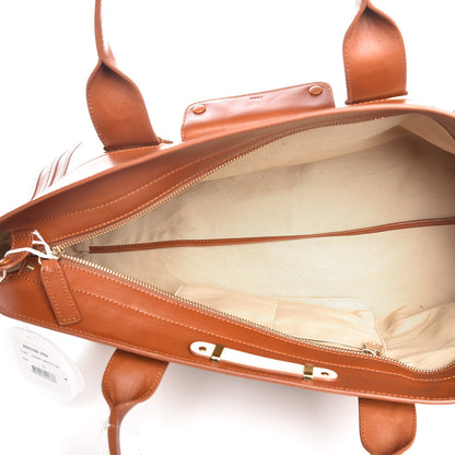 Chloe Calfskin Large Alice Satchel Husky White Tan 5 of 9