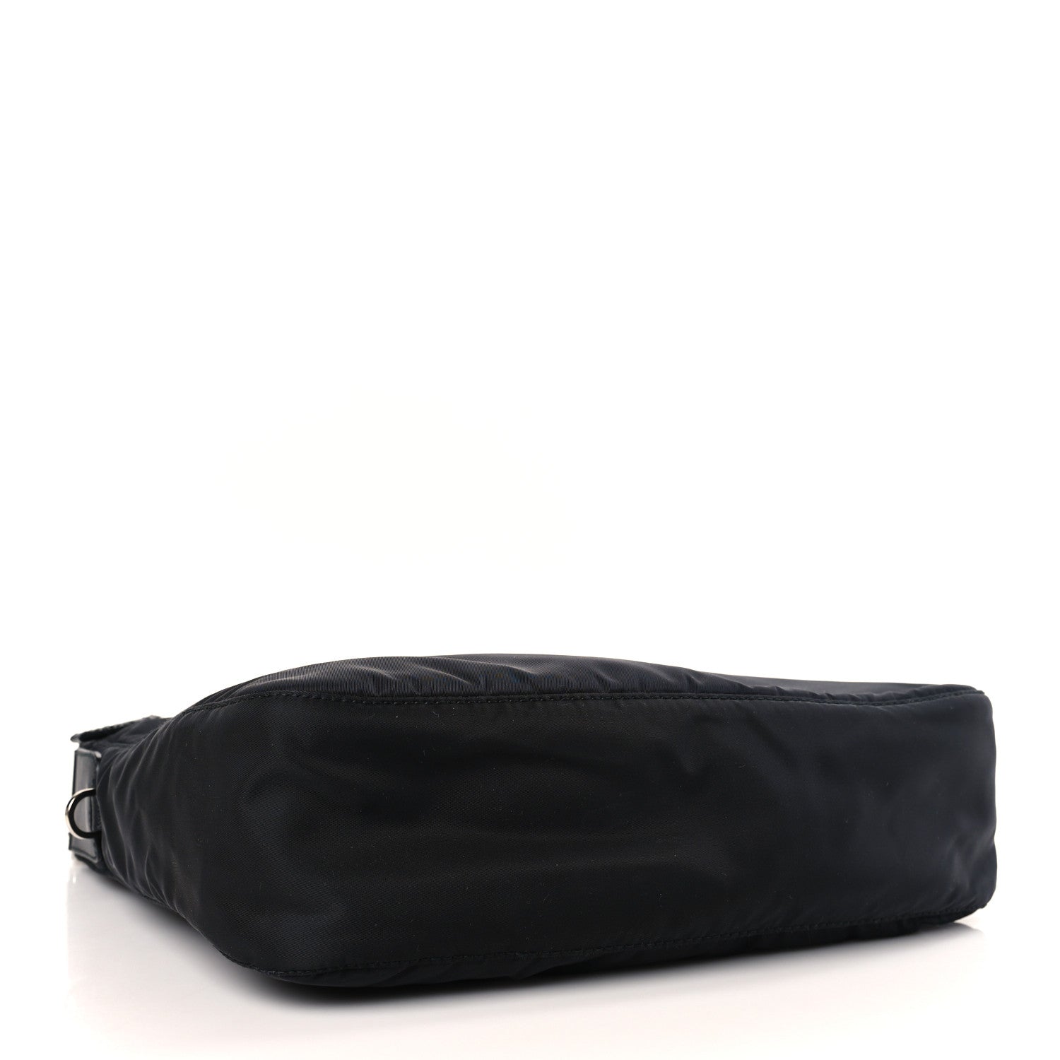 Prada Re-Nylon Vela Saffiano Pocket Double Zip Messenger Bag Black 4 of 8