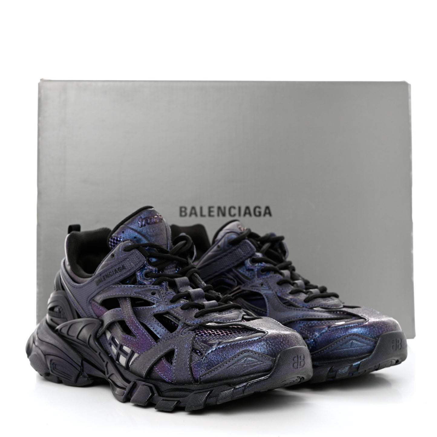 Rubber Mesh Nubuck Effect Mens Track.2 Open Sneakers 41 Chameleon