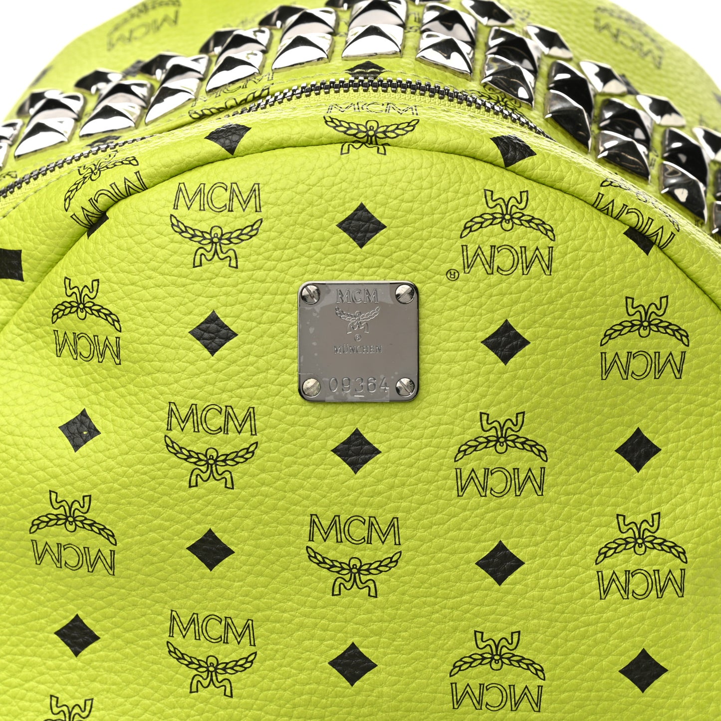 Visetos Crown Stud Medium Stark Backpack Green