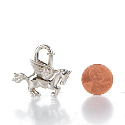 Hermes Pegasus Cadena Lock Palladium 2 of 3