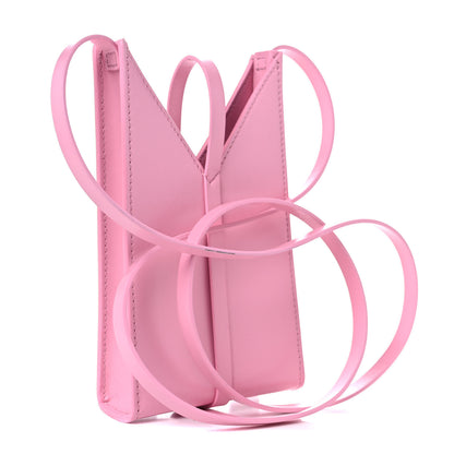 Givenchy Calfskin Mini Cut Out Phone Crossbody Pouch Pink 3 of 9