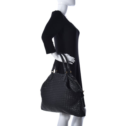 Bottega Veneta Nappa Intrecciato Maxi Convertible Tote Black 2 of 15