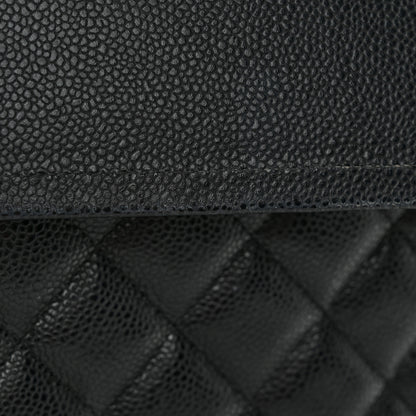 Chanel Caviar Quilted Maxi Double Flap Black 15 of 19