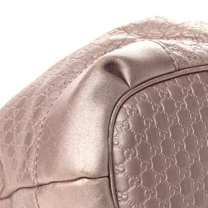 Gucci Metallic Microguccissima Medium Sukey Top Handle Bag Dark Cipria 15 of 15